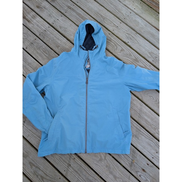Timberland Waterproof Dryvent Jacket Womens XXL Blue Lightweight Rain Coat - Picture 1 of 7